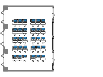 There are a couple of things that you should know before you make the computer cluster seating plan. The computer cluster seating chart should be clear and easy to read, organize, and create so the viewer can easily pinpoint their name and their assigned 