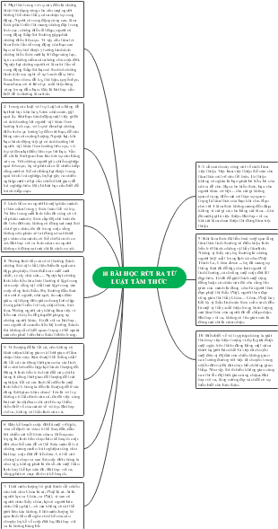 10 Bài Học Rút Ra Từ Luật Tâm Thức
