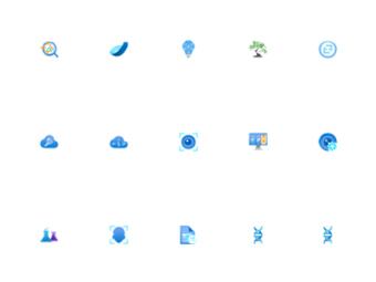 27 blue icons