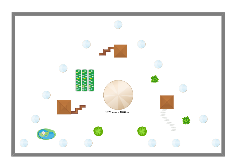 Hotel Garden Floor Plan