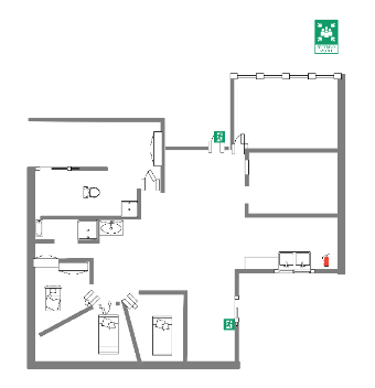 Building Evacuation Floor Plan Template