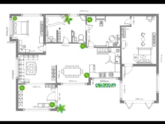 Here's a small home layout for 2 members. The arrangement of your workplace has a significant impact on how your staff do their duties. Before you settle on an office layout, be sure you've outlined your office planning goals. Once they are in place, you 