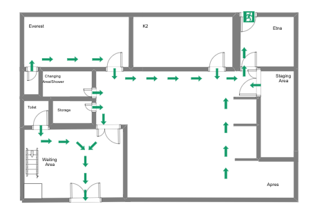 Ground Floor Plan With Waiting Area