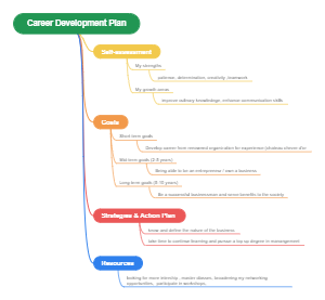 Career Development Plan Mind Map