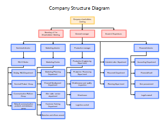 Company Structure Diagram