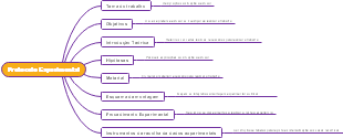 Mind map of experimental protocols