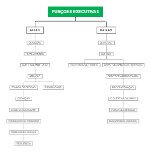 A mind map for executing functions