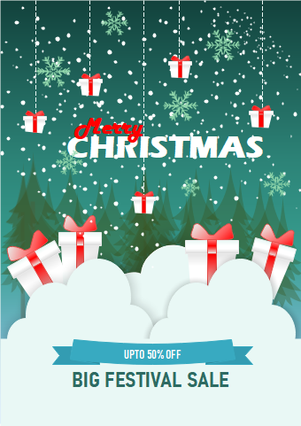 Merry christmas poster