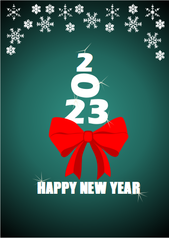 Creative happy new year poster