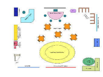 Classroom Floor plan | EdrawMax Templates