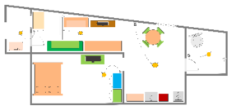 Modern Apartment Floor Plan Layout