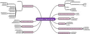 Classification of types of testing