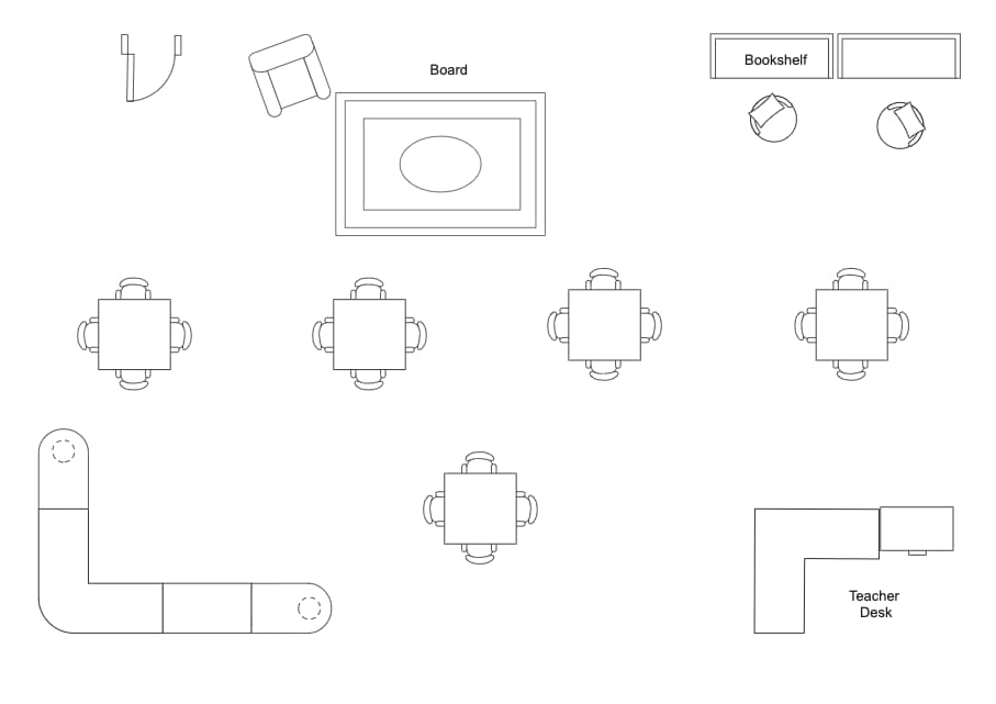 Comprehensive Layout Design for Classroom Service Center