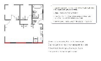 Residential Floor Plan Template with Appliance Details