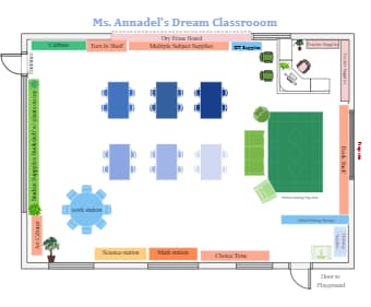 Multifunctional Classroom Floor Plan