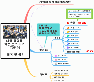 대학 졸업률 가장 높은 나라 TOP 10