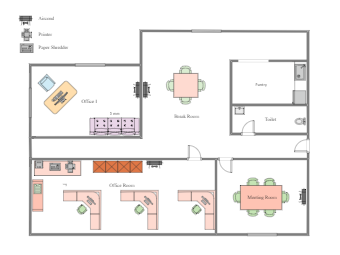 Simple Office Floor Plan Example