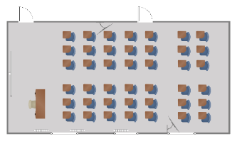 Training Classroom Design | EdrawMax Templates