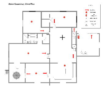 New Home Fire Escape Plan Flowchart
