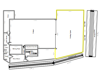 Ground Floor Site Plan With Parking Space and Garage