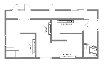 Gallery floor plan design