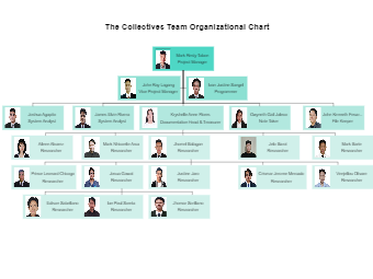 Team Based Org Structure Templates | EdrawMax Free Editable