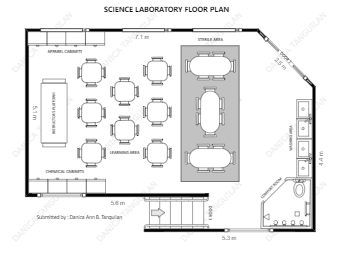 Science Laboratory Floor Plan | EdrawMax Templates