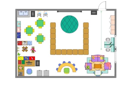 Classroom Layout | EdrawMax Templates