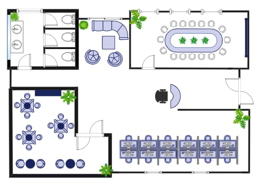 Office Layout | EdrawMax Templates