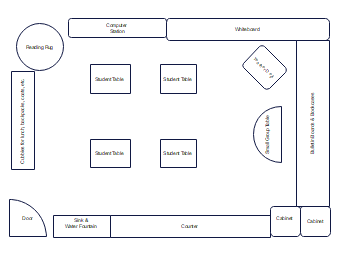 Classroom Layout | EdrawMax Templates