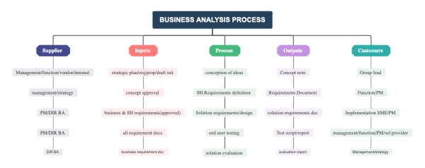 business analysis high level description