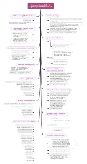 Corporate Responsibility and Reporting on Non-financial Issue