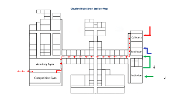 The school's floor plan design