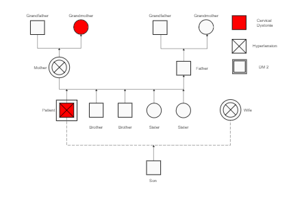 Medical Genogram | EdrawMax Templates