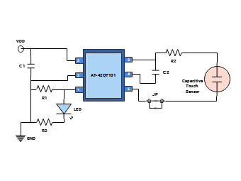 Capacitive Touch Sensor Circuit Diagram