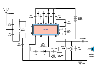 IC FM Radio Circuit Diagram