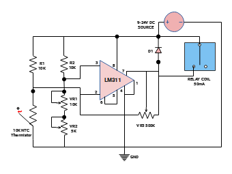 Thermostat Circuit Diagram