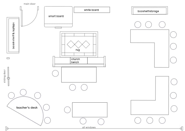 Classroom Layout | EdrawMax Templates