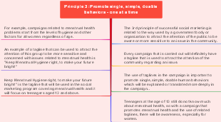 Principle 3 Promote single, simple, doable behaviors - one at a time