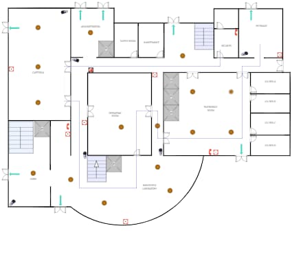 Hospital Emergency Floor Plan
