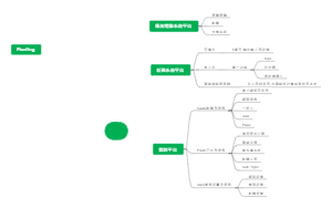 系统平台类型及特点思维导图