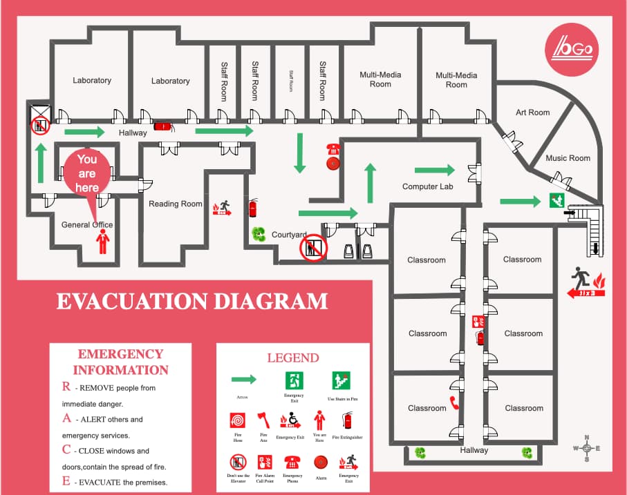 Evacuation Plan | EdrawMax Templates