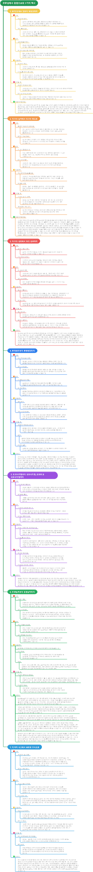 전문성에서 경영으로의 7가지 혁신