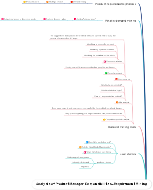 Product manager responsibility analysis