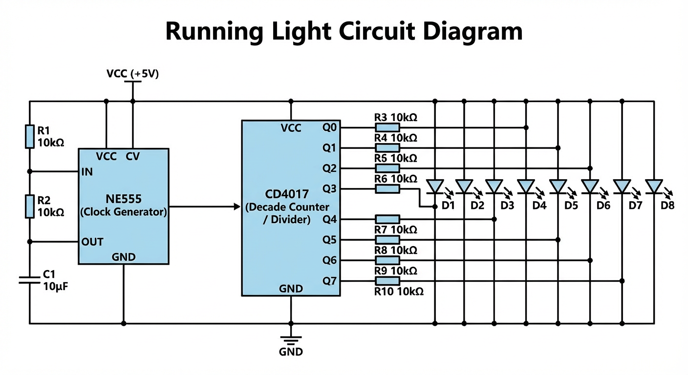 Running Light Circuit Diagram