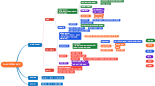 Work plan mind map