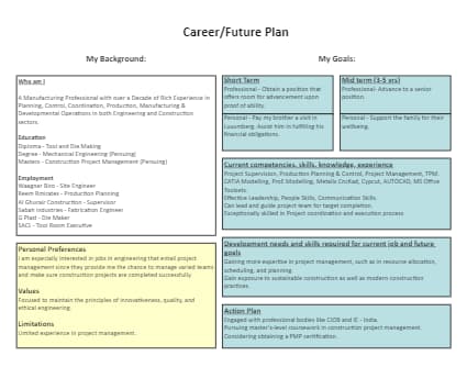 Career Plan