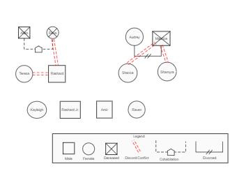 Family Relationship Chart Template