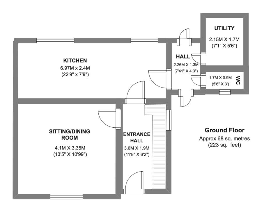 Restaurant floor plan design