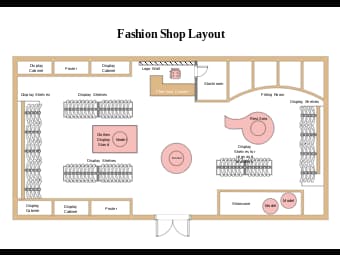 Retail Clothing Store Floor Plan
